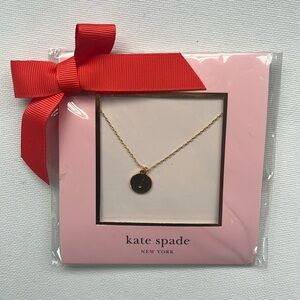 Kate Spade “J” necklace